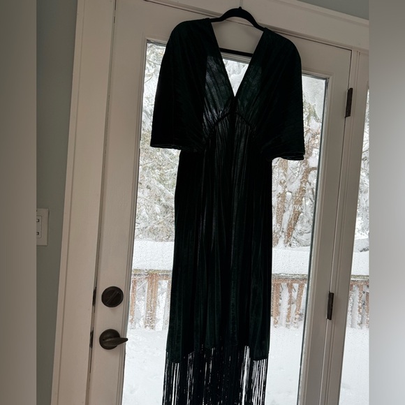 NWT Anthropologie Dark Green Duster - Picture 3 of 4